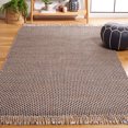 thumbnail image 2 of SAFAVIEH Montauk Annie Geometric Cotton Area Rug, Beige/Black, 6' x 6' Square, 2 of 8