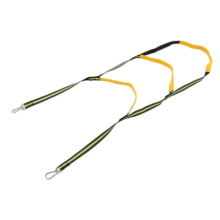 NFTIGB Portable Boat Boarding Rope Ladder, 3-Step Marine Yacht Kayak Accessory (12.6 in / 32 cm)