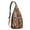 Rose-gold-4, variant on Hawaiian Hibiscus Sling Backpack - Bright Exotic Floral Design Crossbody Bag, Multi-Pocket Organization