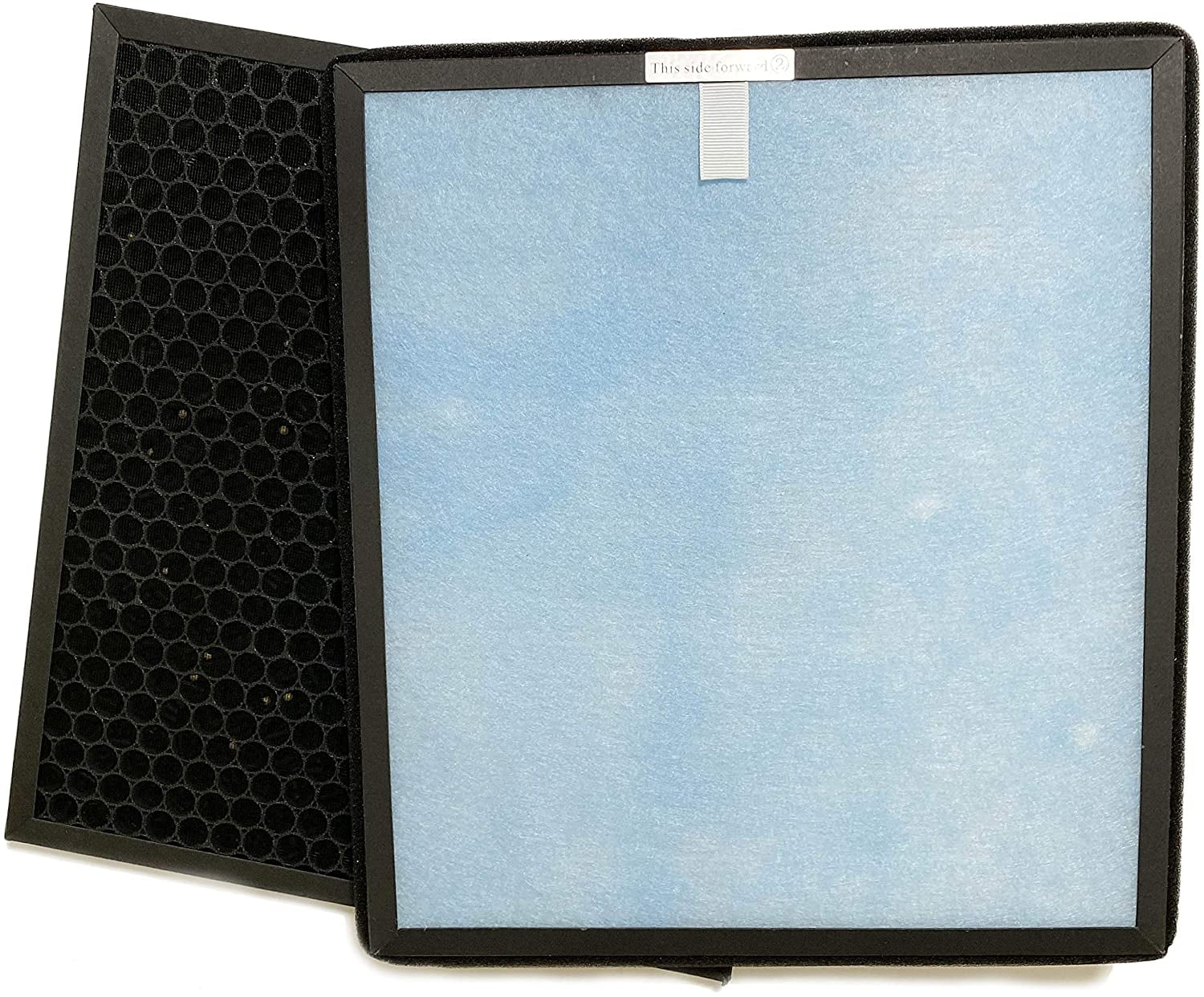 Nispira True HEPA Filter Replacement Compatible with Hathaspace HSP001 Smart True HEPA Air Purifier 5-in-1, 2 Sets of 2 Filters