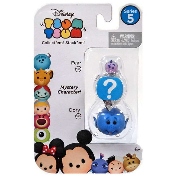 Disney Tsum Tsum Series 5 Fear & Dory Mini Figure, 3 Pack