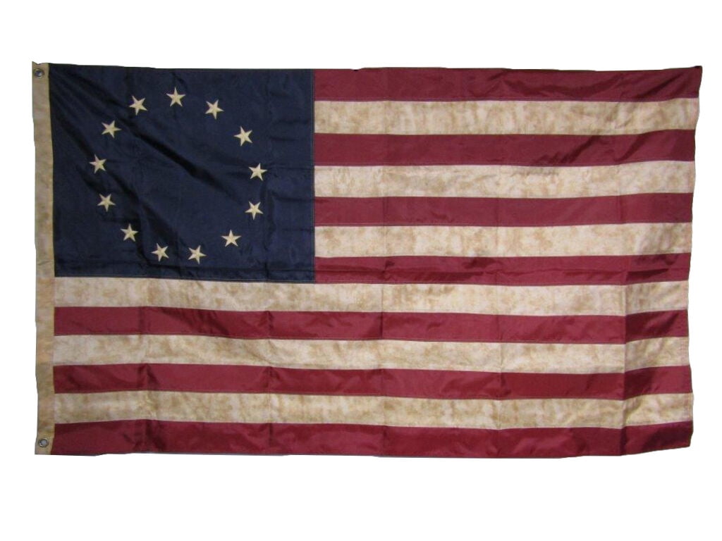 3x5 Embroidered Sewn Betsy Ross 300D Nylon Flag 3'x5' Banner 