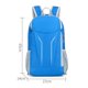 thumbnail image 3 of Mochila Para Acampar Mochila de nylon para acampar Transpirable a prueba de agua para hacer ejercicio Fitness (Azul claro) Likrtyny Para Estrenar, 3 of 9