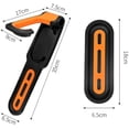 thumbnail image 3 of Portabicicletas remoto, portabicicletas vertical plegable, gancho de pared para bicicleta resistente montado en la pared, garaje para cobertizo de garaje, color naranja, 3 of 6