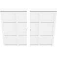 thumbnail image 2 of 30"OD x 1"ID x 10 1/2"C x 1"P Rubik Architectural Grade PVC Contemporary Ceiling Medallion, Two Piece, 2 of 11
