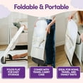 thumbnail image 5 of ComfyBumpy Ergonomic Baby Bouncer Seat - Portable Bouncing Chair with Adjustable Height-Gray, 5 of 8