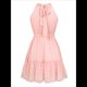 thumbnail image 2 of Vestido Sin Mangas con Espalda Descubierta y Volantes en Color Rosa XL, 2 of 10