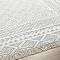 thumbnail image 6 of Hauteloom Bayou Wool Living Room, Bedroom Area Rug - Bordered - Boho, Bohemian Carpet - Modern Farmhouse - Beige, Gray - 3'6" x 5'6", 6 of 8