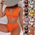 thumbnail image 1 of Traje de baño sexy de cintura alta para mujer, conjunto de bikini para mujer, ropa de playa, traje de baño push up, traje de baño femenino de dos piezas, 1 of 2