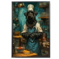 thumbnail image 2 of Funny Dog Kitchen Wall Art - Dining Room Wall Decor - Briard Cooking Food Canvas Prints for Farmhouse Kitchen Decor, Modern Restaurant Painting Artwork, 2 of 6