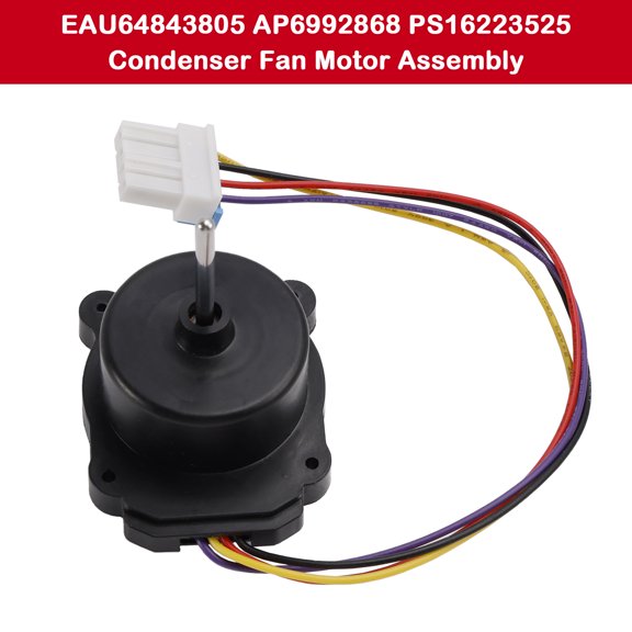 EAU64843805 Condenser Fan Motor Assembly for LG Refrigerator AP6992868 PS16223525
