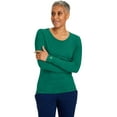 thumbnail image 3 of Healing Hands Women's Underscrub Soft Knit Melissa Longsleeve Scrub Tee with Breathable & Easy Care Fabric 5047, 3 of 10
