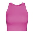 thumbnail image 4 of Women's Sports Short Crop Sleeveless Tight Fitting I Top Tennis Top Women Beaded Women Big And Tall Top Compression Beach Tops for Women with Sayings 3xl Top Lacy Top Women Top plus Size Adjustable, 4 of 4