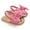 Pink, variant on AOOCHASLIY Black and Friday Kids Shoes Baby Girls Bow Knot Sandals Cute Summer Flat Princess Shoes Infant First Walkers