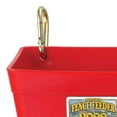 thumbnail image 2 of Little Giant Plastic Fence Feeder with Clips (Red) Heavy Duty Mountable Feed Trough Bucket for Livestock & Pets (4.5 Quart) (Item No. FF11RED), 2 of 3