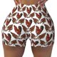 thumbnail image 2 of Fotbe A Rooster With Chickens Shorts Sin Costuras – Shorts Deportivos de Cintura Alta para Mujer, Elásticos para Gimnasio, Yoga, Running o Ciclismo-Small, 2 of 8