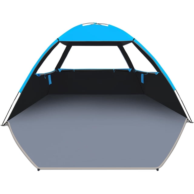Carpa de playa portátil Venustas, 270 x 270 x 160 cm, UPF 50+