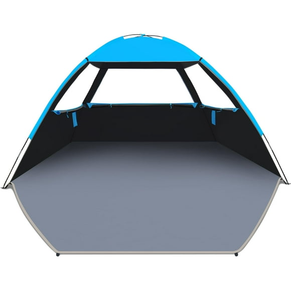 Carpa de playa portátil Venustas, 270 x 270 x 160 cm, UPF 50+