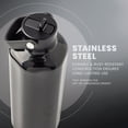 thumbnail image 5 of Thyme & Table 32oz Stainless Steel Cleo Bottle with Straw, Black, 5 of 8