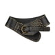 thumbnail image 3 of Cinturón ancho Salvador de cuero PU de moda para mujeres negro, 3 of 9