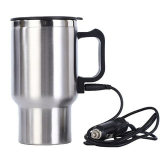 EAST MOUNT Heated Coffee Mug, Temperature Control Smart Coffee Cup,  Electric Portable Travel Coffee Milk Water Warmer Cup, with Long Lasting  Rechargeable Batter…
