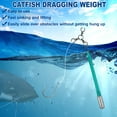 thumbnail image 5 of Dragging Weights for Catfishing,5pcs No-Snag Sinkers Drag Weights Drift Dragging Sinkers for Bottom Bouncing Trolling Drifting Snagless Catfish Sinker Weight Catfishing Tackle Gear, 5 of 7