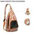 thumbnail image 3 of Abstract Geometric Sling Backpack - Modern Artistic Pattern Crossbody Bag, Lightweight Fashion Pack for Urban Commute, 3 of 4