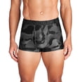 thumbnail image 2 of UNDER ARMOUR calzoncillos de hombre, pack de 6 - Performance Tech Trunks - Novelty 3 in, camuflaje, stretch Negro/Gris L (Large), 2 of 3