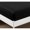 Black, variant on CC&DD HOME FASHION ®-Single Fitted sheet,Velvety Microfiber,Soft&Comfortable,Wrinkle free,Dark gray, Twin