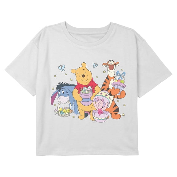 Girls Winnie the Pooh Easter Egg Hunt and Friend T Shirt