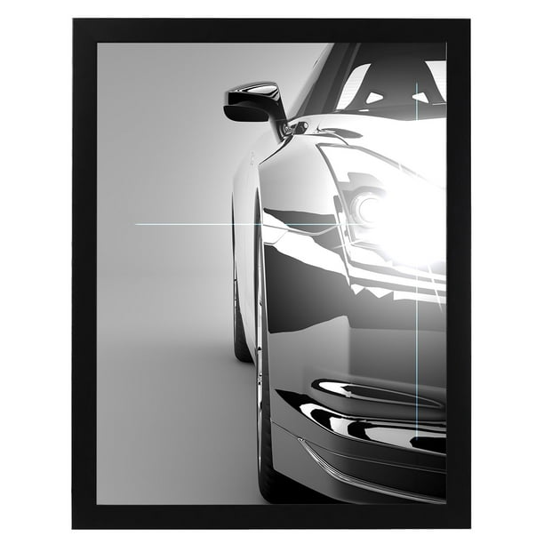 22x28 Black Picture Frame with Plexiglass Vertically or Horizontally