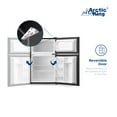 Arctic King 3.2 Cu ft Two Door Compact Refrigerator with Freezer, Black