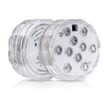 thumbnail image 4 of Amdohai Diving LEDs Lights with RF Remote Cell Operated IP68 Waterproof Underwater Light 10LEDs 16 Color Changing Pond Lights for Aquarium Fountain, 4 of 8
