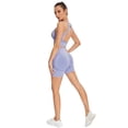 thumbnail image 4 of Conjunto de Top y pantalones cortos con sujetador de Yoga para mujer, ropa de entrenamiento ajustada para gimnasio, traje de talla grande, Sujetador deportivo, Top de Yoga, ropa deportiva para Fitness, 4 of 5