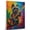 Affenpinscher, variant on German Pinscher Dog Art Stretched Canvas Size 8x12 – German Pinscher Dog Playing Bass Guitar Wall Art, Dog Lover Canvas, Music Theme Decor for Living Room