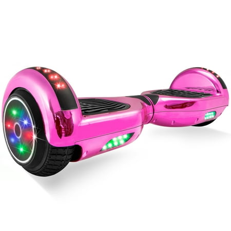 Self Balancing Electric Scooter Hoverboard UL CERTIFIED, Chrome Pink