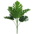 thumbnail image 2 of Travelwant Artificial Plants Tall Fake Turtle Tree Leaves with Stems Faux Palm Leaf Imitation Frond Leaf Tropical Plants Greenery, 2 of 7