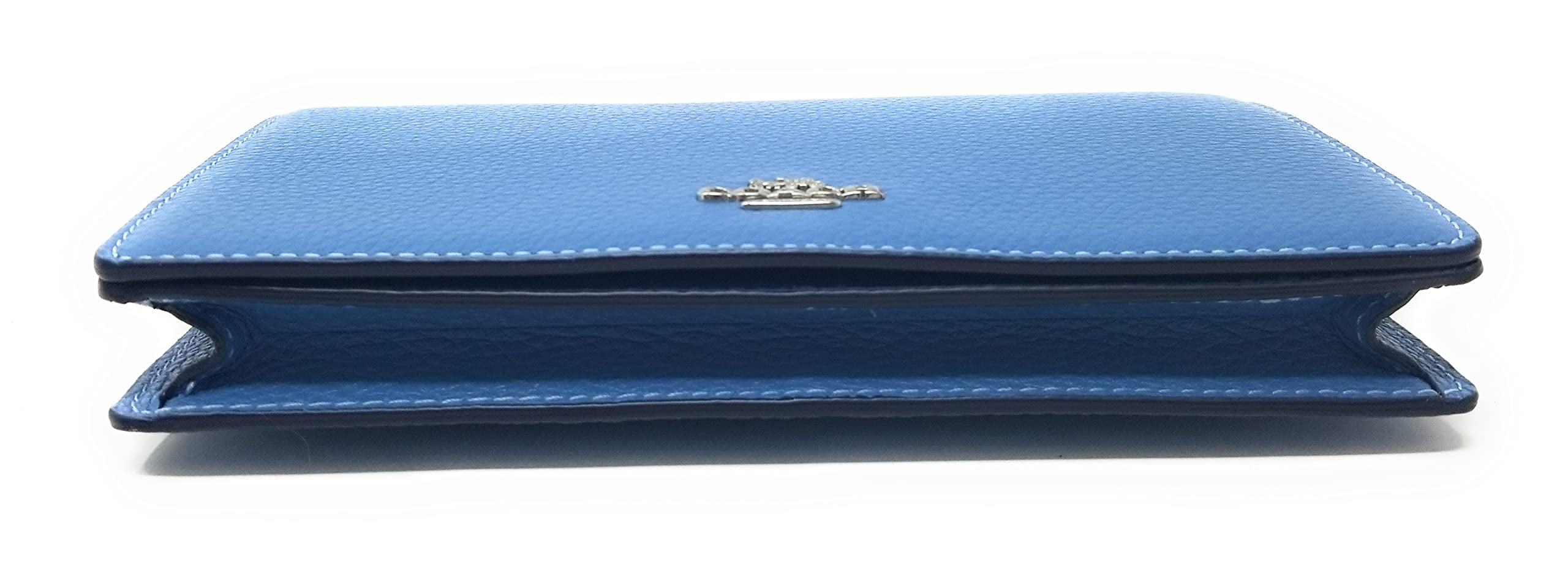 NEW orders COACH ANNA LETTER FOLDOVER CROSSBODY CLUTCH BAG IN PACIFIC BLUE