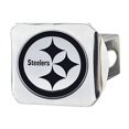 thumbnail image 2 of Pittsburgh Steelers Hitch Cover Chrome Emblème sur Chrome, 2 of 10
