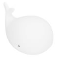 thumbnail image 1 of Fdit Silicone Light,Silicone Night Light USB Charging Cute Whale Shaped Tap Lamp With 3 Lighting Modes 3H Timing Function White, 1 of 8