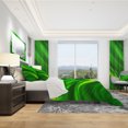 thumbnail image 3 of Designart 'Green Laser' Modern & Contemporary Duvet Cover Set, 3 of 4