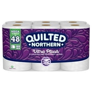 Quilted Northern Ultra Plush Toilet Paper, 12 Mega Rolls ( 48 Regular Rolls)