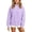 Purple, variant on PLHWHYQ Girls' Zip Neck Hoodie for Little Girls – Cozy Kids' Casual Sweatshirt with Stand Up Collar Lightweight Winter Layer Pink 11-12 Years