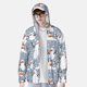 thumbnail image 2 of Balery Happy Snowmen Snowfall Sudadera ligera de manga larga con capucha y protección solar UPF 50+ para hombre y mujer, ideal para pesca y running-3X-Large, 2 of 7