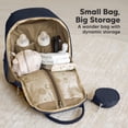 thumbnail image 2 of Mochila para Pañales KeaBabies PLAY 12L Impermeable de PU Cuero, 2 of 9