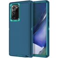 thumbnail image 1 of for Galaxy Note 20 Ultra Case Shockproof 3 in 1 Full Body Protection [Without Screen Protector] Rugged Heavy Duty Durable Cover Case for Samsung Galaxy Note 20 Ultra 5G 6.9 inch, Turquoise, 1 of 7