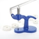 thumbnail image 5 of Juego de prensa de reloj con cierre de caja trasera herramienta de reparación de prensatelas de relojero con 12 troqueles color azul ANGGREK Otros, 5 of 7