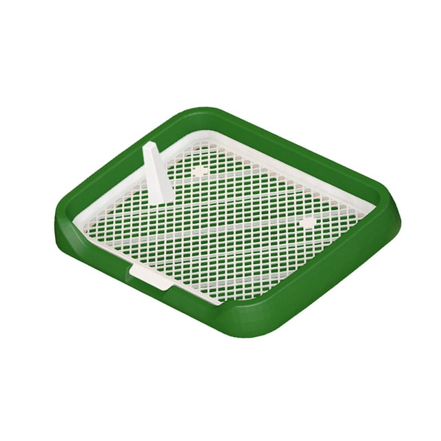 lionlar Indoor Dog Potty Tray Indoor Dogs Potty Train Pads for Small and Medium Dogs green