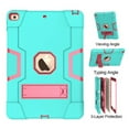thumbnail image 4 of SOATUTO For iPad 9th Generation Case iPad 8th Generation Case iPad 7th Gen Case iPad 10.2 inch 2021 / 2020 / 2019 Case Heavy Duty Rugged Shockproof Kids Friendly Protective Cover - Green+Pink, 4 of 6