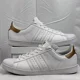 thumbnail image 3 of Ad-id-as Skateboarding Leather Sneakers Size 14 White Pee-Owned With Box, 3 of 6